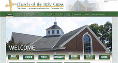 Desktop Screenshot of holycrossdover.org